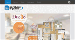 Desktop Screenshot of abrahamegazoni.com.br